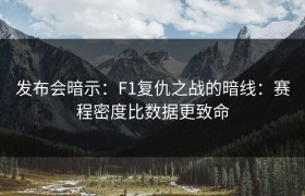 发布会暗示：F1复仇之战的暗线：赛程密度比数据更致命